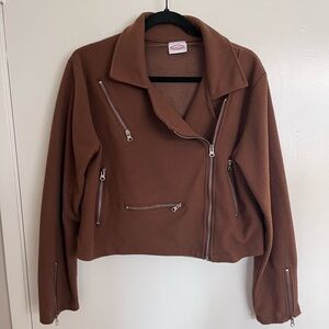 Brown Custom Painted Jacket